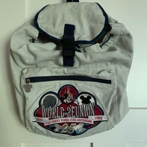 Vintage 1996 Walt Disney “ World Reunion backpack Mickey Mouse
